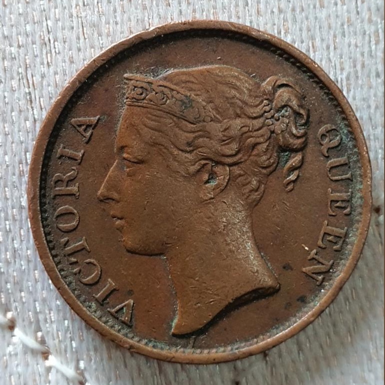 Bronze-Disease-On-Straits-Settlements-1845-Halve-Cents?